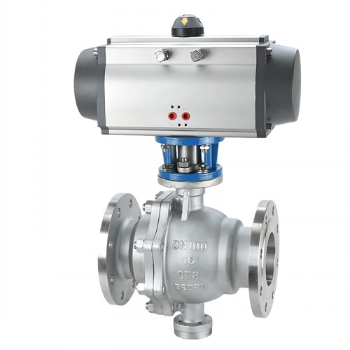 氣動(dòng)固定式球閥Q647F，Q647H